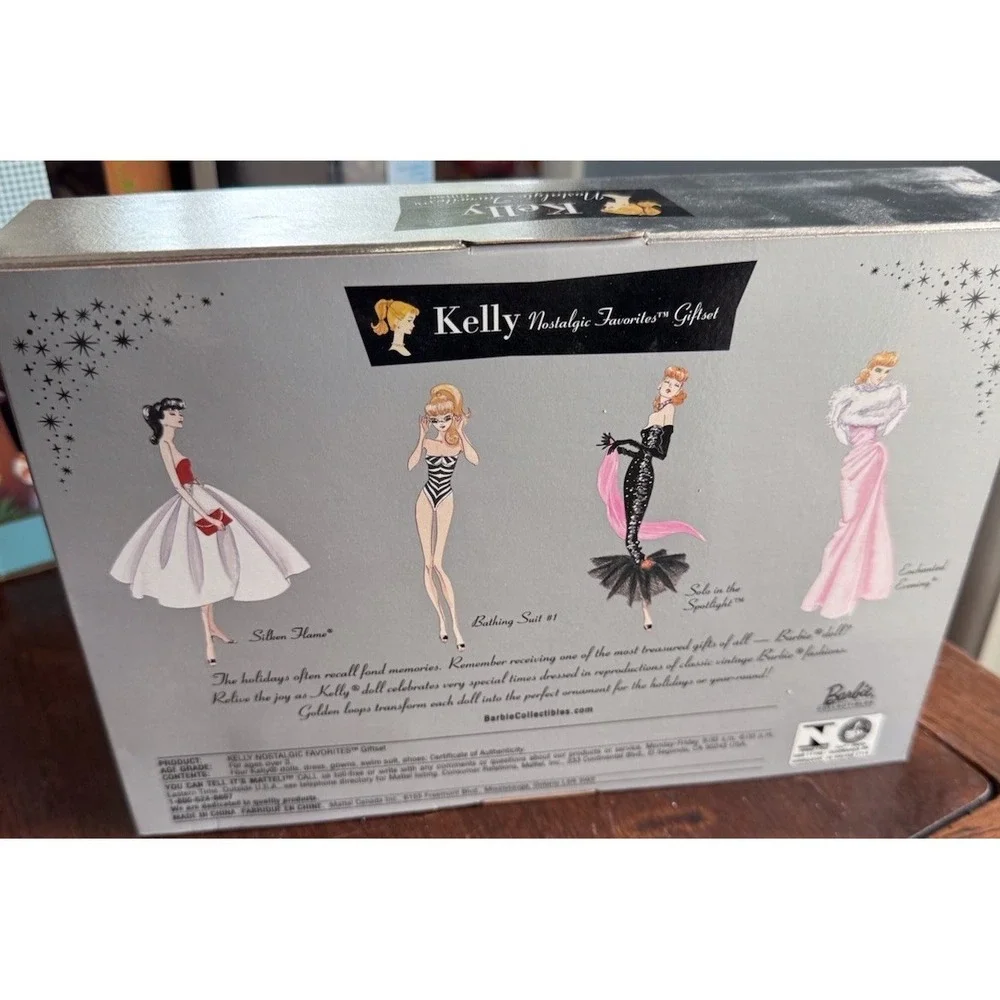 Barbie Kelly Nostalgic Favorites Giftset Collector Edition Mattel NRFB
